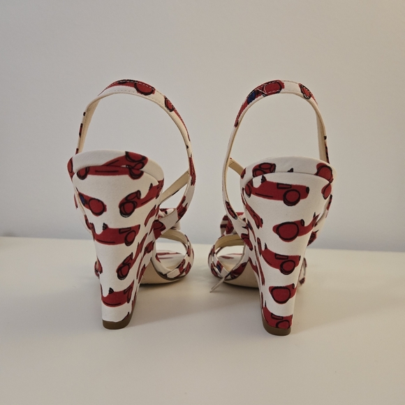 NWOT Kate Spade rare Ivana wedge sandals, size 9 - Picture 4 of 14